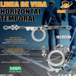 Línea de vida horizontal temporal
