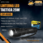 Linterna led táctica 25W