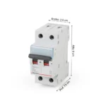 INTERRUPTOR TERMOMAGNETICO 2 X 16A 20K/220V