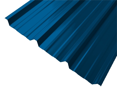 PV4Azul PLANCHA DE ALUZINC PV4 6.00 MT X 1.00 MT X 0.40 MM AZUL TUPEMESA - Imagen 1