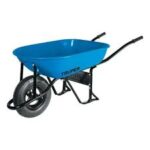 CARRETILLA GALVANIZADA PESADA DE TOLVA DE 1 MM TUBO DE 2 MM LLANTA TORITO CON ARO REFORZADO